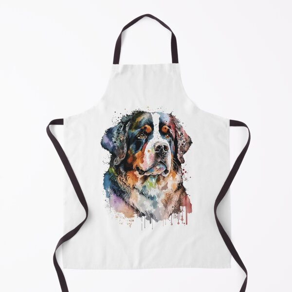 Artikelvorschau, Berner Sennenhund-Aquarellporträt entworfen und verkauft von Gerald Waters.