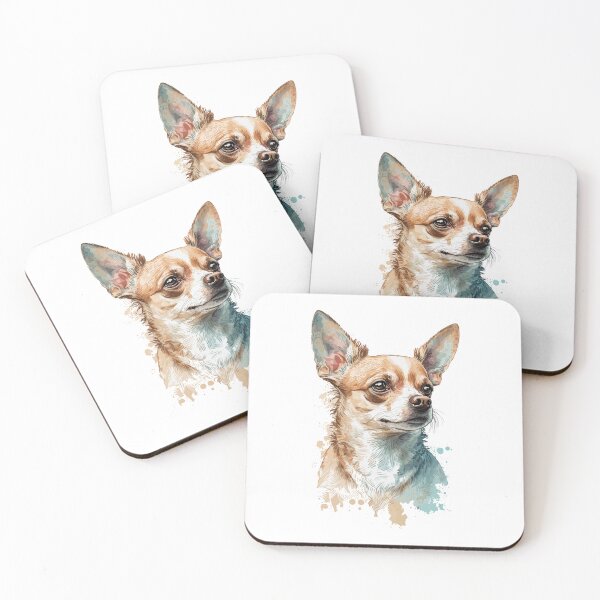 Item preview, Chihuahua Dog watercolor portrait designed and sold by Gerald Waters.