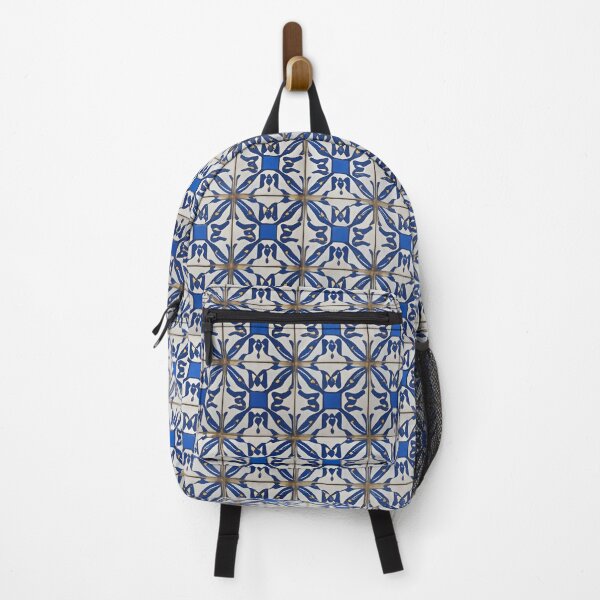 Artikelvorschau, Retro Tile Pattern blue shades with cold white entworfen und verkauft von RetroTile.