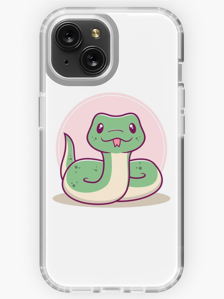 Cute green snake iPhone Case
