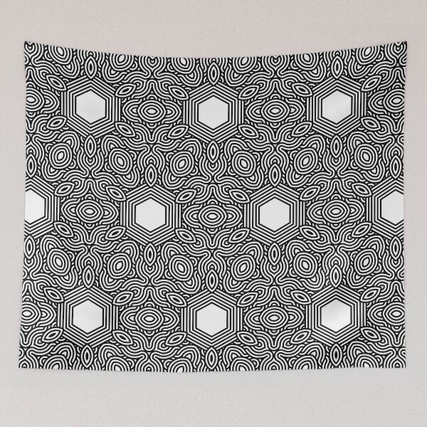 Item preview, Extreme Geometrical Pattern 22 - Black designed and sold by SimpleWorksSK.