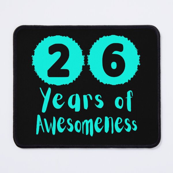 Item preview, 26 Years of Awesomeness Birthday Gift  designed and sold by NumbersFort.