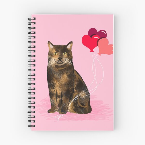 Item preview, Cat valentines day love heart balloons cat breed must have tortoiseshell designed and sold by PetFriendly.