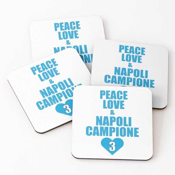 Item preview, "Peace, Love & Napoli Campione" Serie A 3° Scudetto  designed and sold by CataRedBubble.