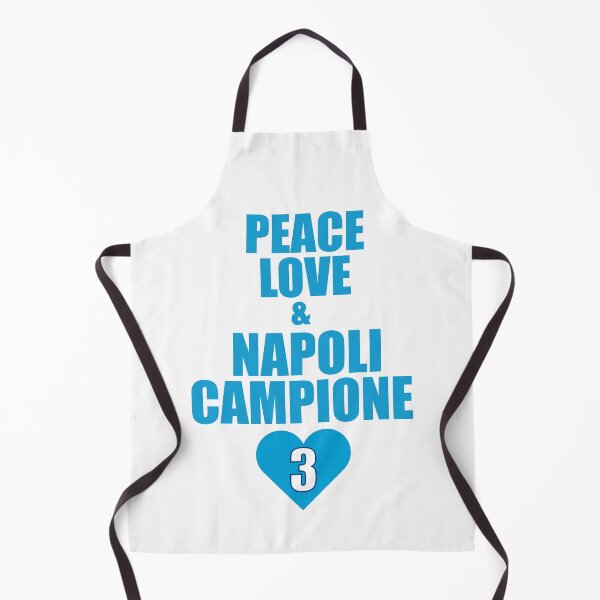 Item preview, "Peace, Love & Napoli Campione" Serie A 3° Scudetto designed and sold by CataRedBubble.