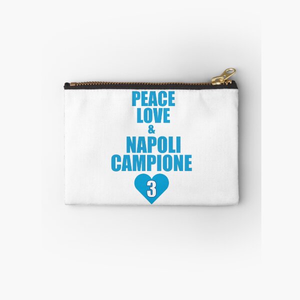 Item preview, "Peace, Love & Napoli Campione" Serie A 3° Scudetto  designed and sold by CataRedBubble.