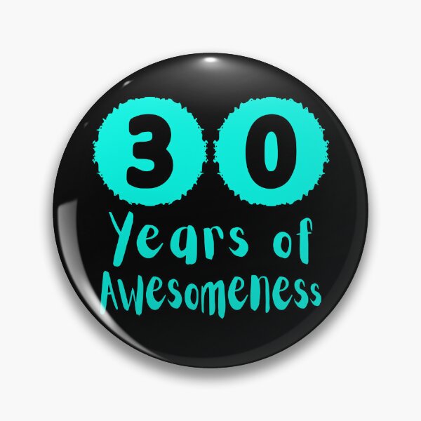 Item preview, 30 Years of Awesomeness Birthday Gift  designed and sold by NumbersFort.