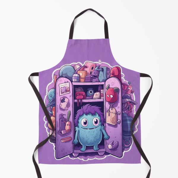 Item preview, "Blue Monster in the Closet" designed and sold by ChibiChills.
