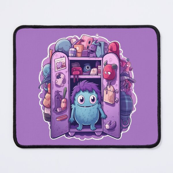 Item preview, "Blue Monster in the Closet" designed and sold by ChibiChills.
