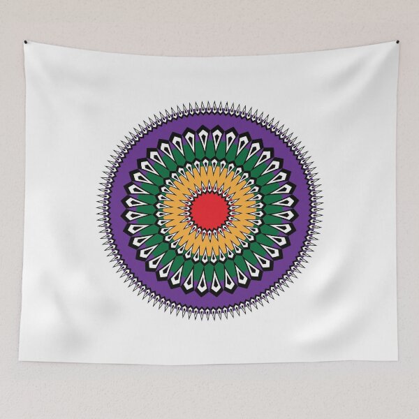 Item preview, Purple boho Mandala Design designed and sold by creatiwhizz.