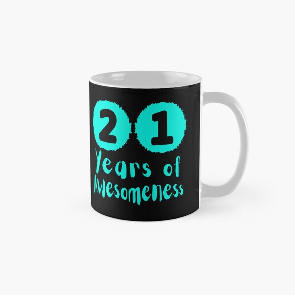 Item preview, 21 Years of Awesomeness Birthday Gift  designed and sold by NumbersFort.