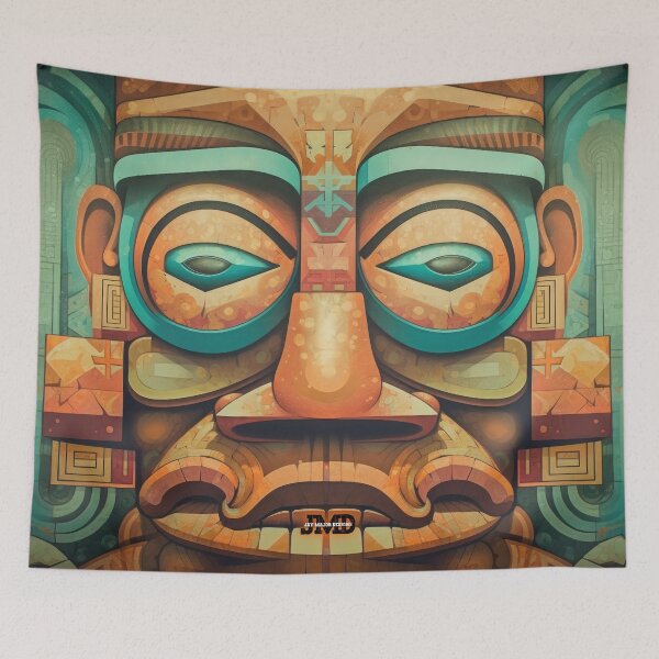 Item preview, Aztec Masks 5 of 24 designed and sold by Jenson Major.