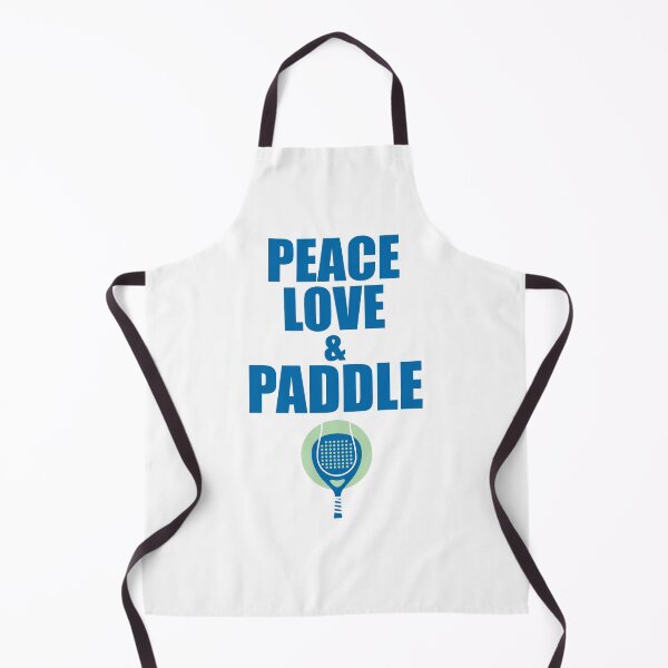Item preview, "Peace, Love & Padel" Design for Padel Enthusiasts designed and sold by CataRedBubble.