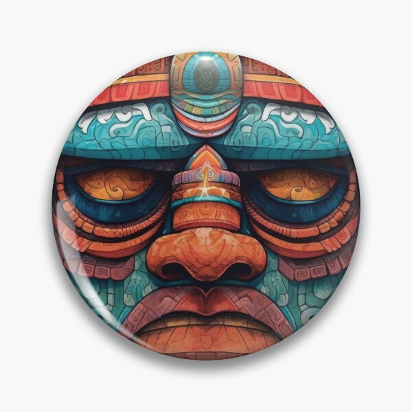 Item preview, Aztec Masks 6 of 24 designed and sold by Jenson Major.