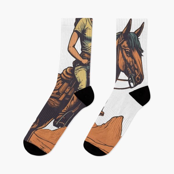 Item preview, A Country Girl Riding Horseback - Vintage Outdoors designed and sold by GVRDesign.