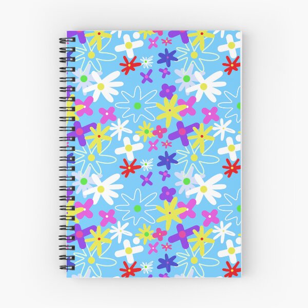 Item preview, Flowers on Blue designed and sold by Emma Marie Blacker.
