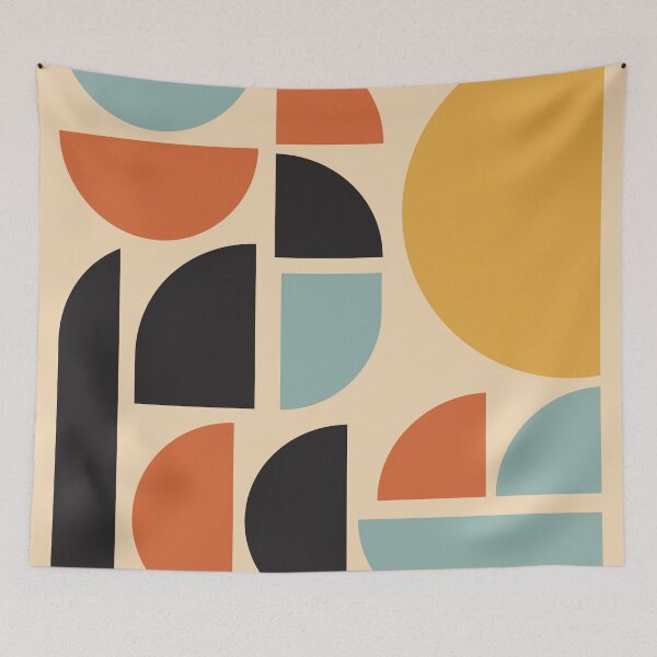Item preview, Sunset Bauhaus Abstract designed and sold by MaiZephyr.