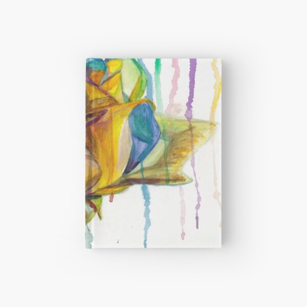 Rainbow Rose Hardcover Journal