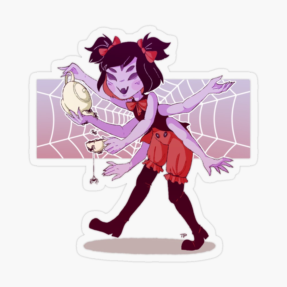 Muffet pouring a spider cup, Undertale