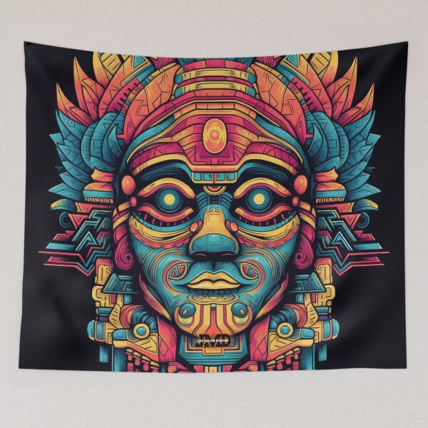 Item preview, Aztec Masks 8 of 24 designed and sold by Jenson Major.