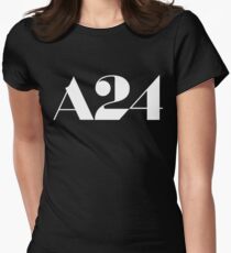 A24 logo Women's Fitted T-Shirt