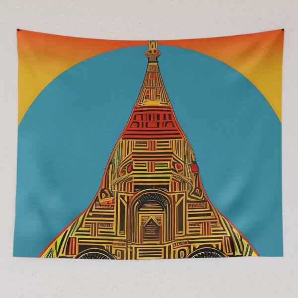 Item preview, Italy Torino Mole Antonelliana Pop Art Style designed and sold by PC-artist.