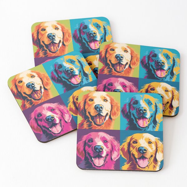 Item preview, Pop art golden retriever dog designed and sold by MDCGraphics.