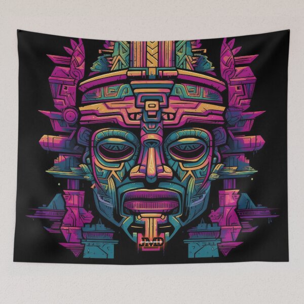 Item preview, Aztec Masks 9 of 24 designed and sold by Jenson Major.