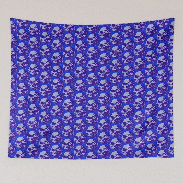 Item preview, Blue Skull Pattern designed and sold by theWeppen.