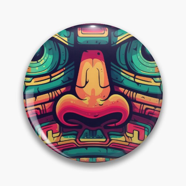 Item preview, Aztec Masks 10 of 24 designed and sold by Jenson Major.