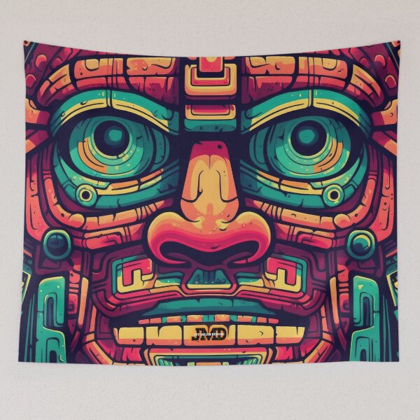 Item preview, Aztec Masks 10 of 24 designed and sold by Jenson Major.