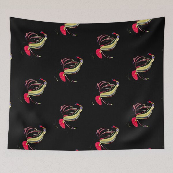 Item preview, Red Vibrant yellow abstract designed and sold by Arttygenenius.