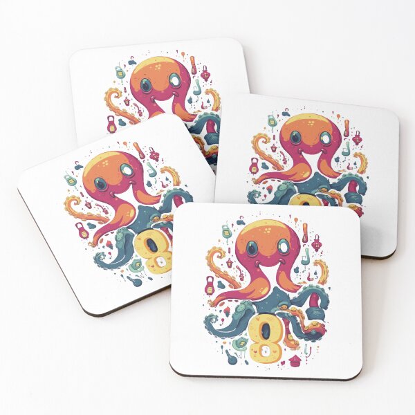 Item preview, Funny Eight Arms, One Heart designed and sold by lessyun.