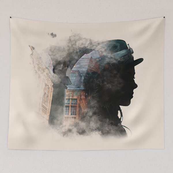 Item preview, Steampunk portrait - Alma Mater designed and sold by MindAsylum.