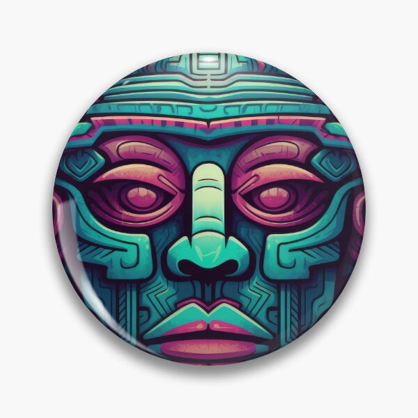 Item preview, Aztec Masks 12 of 24 designed and sold by Jenson Major.