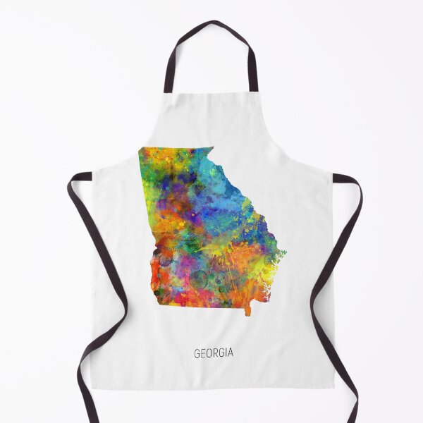 Item preview, Georgia Watercolor Map designed and sold by ArtPrints.
