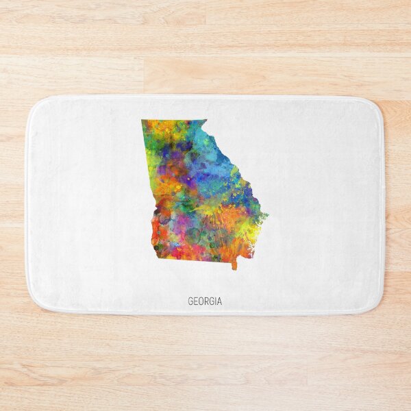 Item preview, Georgia Watercolor Map designed and sold by ArtPrints.