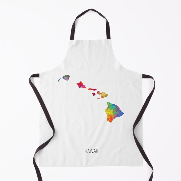 Item preview, Hawaii Watercolor Map designed and sold by ArtPrints.