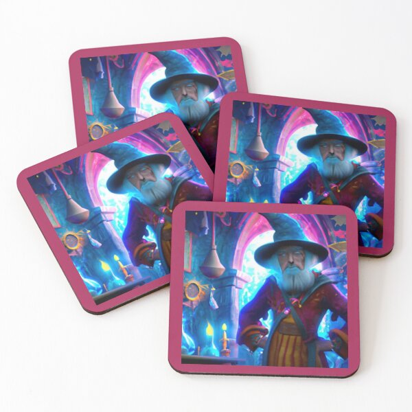 Item preview, Merlin the wizard is thinking deeply designed and sold by WAKYSHOP.