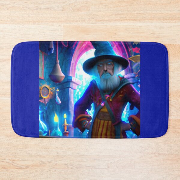 Item preview, Merlin the wizard is thinking deeply designed and sold by WAKYSHOP.
