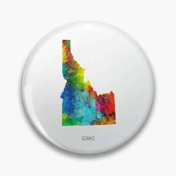 Item preview, Idaho Watercolor Map designed and sold by ArtPrints.