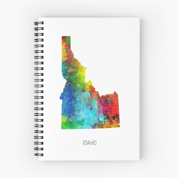 Item preview, Idaho Watercolor Map designed and sold by ArtPrints.