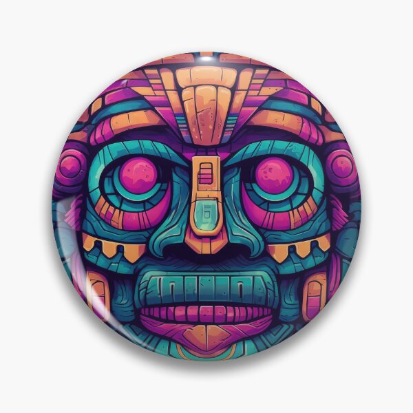 Item preview, Aztec Masks 13 of 24 designed and sold by Jenson Major.