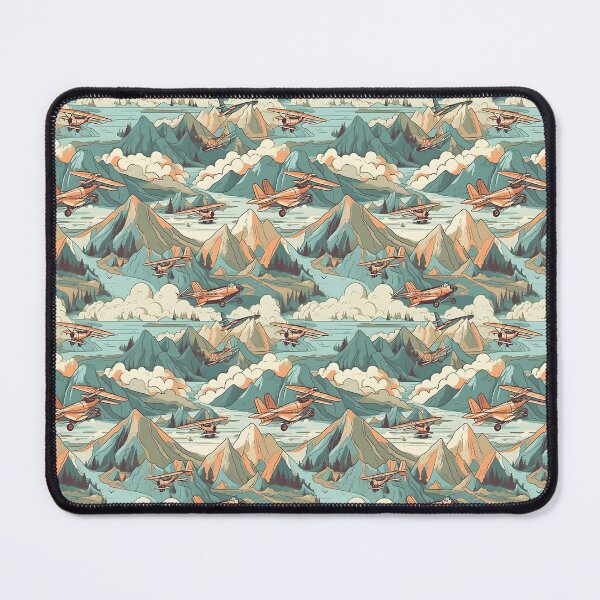Item preview, Planes in the Mountains Pattern designed and sold by PatternBestFan.