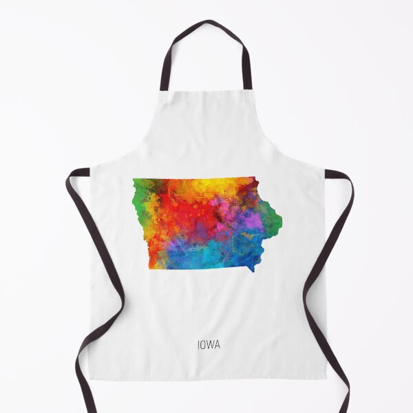 Item preview, Iowa Watercolor Map designed and sold by ArtPrints.