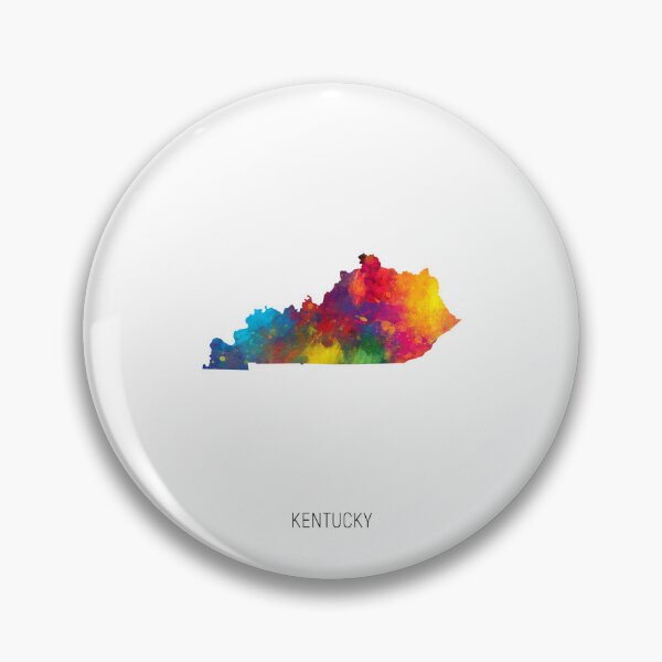 Artikelvorschau, Kentucky Watercolor Map entworfen und verkauft von ArtPrints.