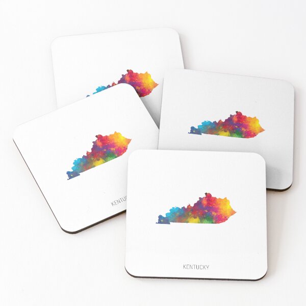 Item preview, Kentucky Watercolor Map designed and sold by ArtPrints.