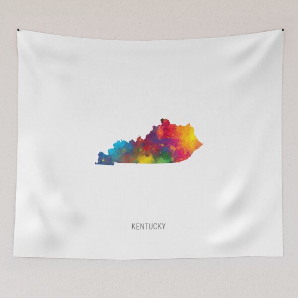 Item preview, Kentucky Watercolor Map designed and sold by ArtPrints.