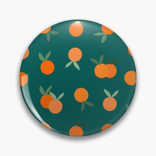 Item preview, Oranges Fruit Pattern on Teal Green designed and sold by OneThreeSix.