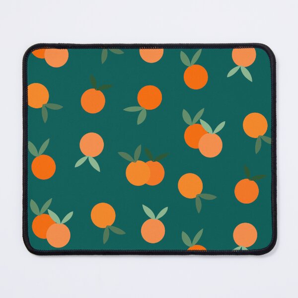 Item preview, Oranges Fruit Pattern on Teal Green designed and sold by OneThreeSix.
